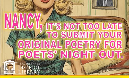 Picture of a woman, dressed in 1950s clothing in a bedroom