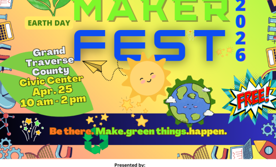 sun and earth as gears with green leave and things, all info repeated in text