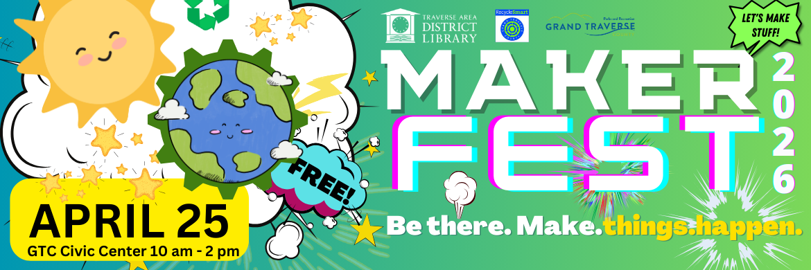 Sun and moon with makerfest logo, all other info repeated on page