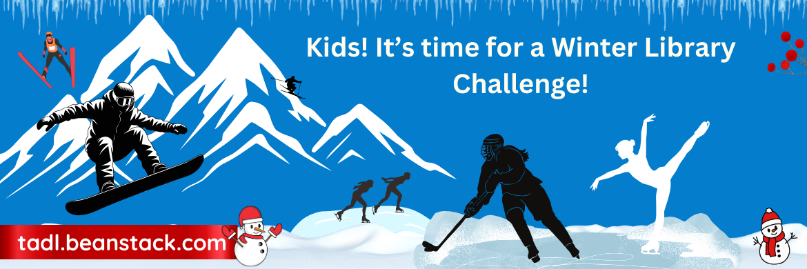 Winter olympic athletes in a snowy landscape